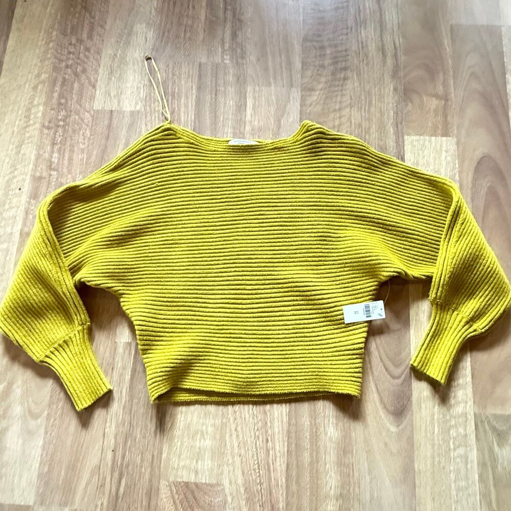 Anthropologie mustard NEW with tags Sweater